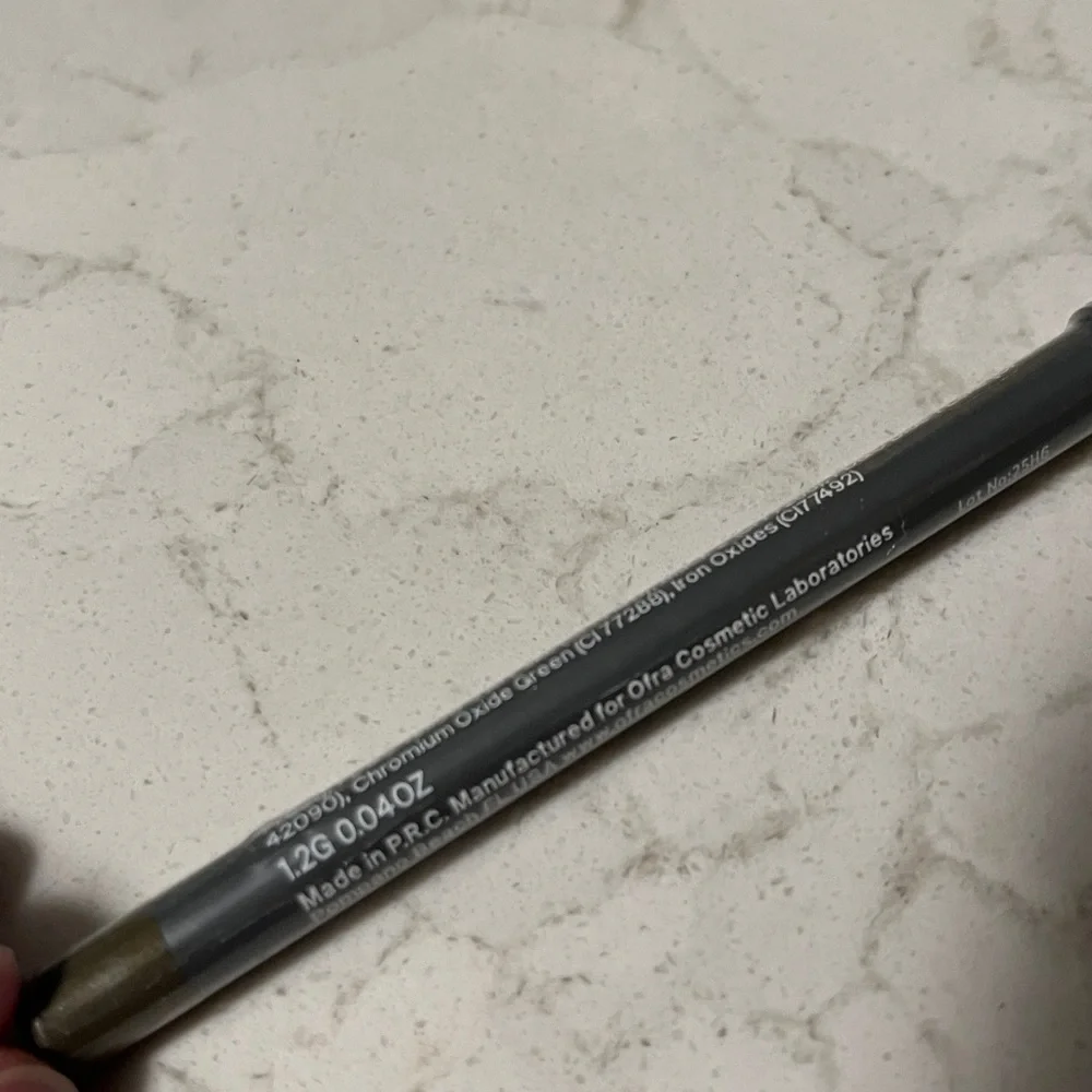 NWT OFRA Green Go Eyeliner Pencil Metallic Green Shade